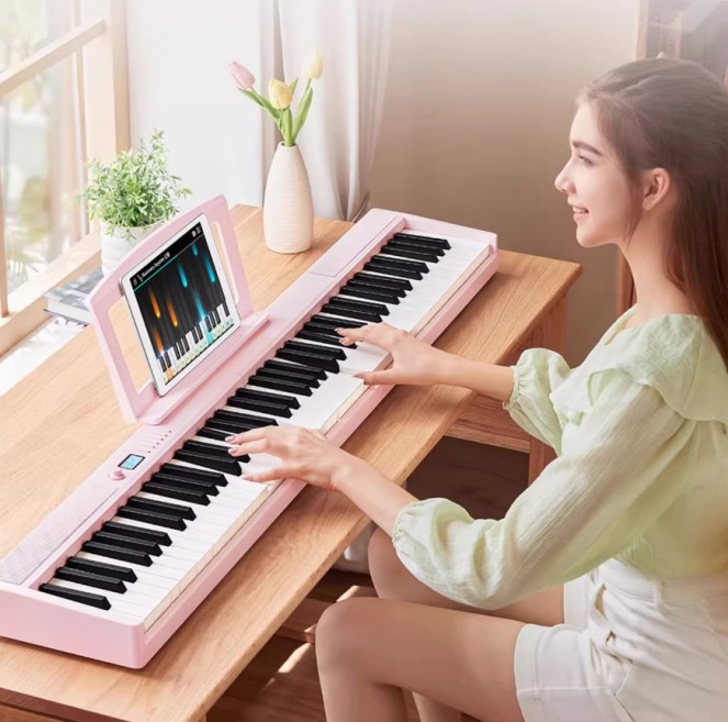 高顏值智能鋼琴新寵，特倫斯V30 Pro折疊琴出圈了！